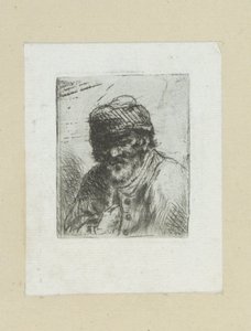 Bebaarde oude man träffade muts The Compleat Work of Etchings av John Chalon / Oeuvre Complette des Eaux Fortes av Jean Chalon (serietitel) av Jan Chalon