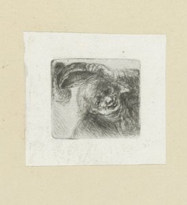 lachende man The Compleat Work of Etchings av John Chalon / Oeuvre Complette des Eaux Fortes av Jean Chalon (serietitel) av Jan Chalon