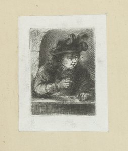 Man vid räcke The Compleat Work of Etchings av John Chalon / Oeuvre Complette des Eaux Fortes av Jean Chalon (serietitel) av Jan Chalon