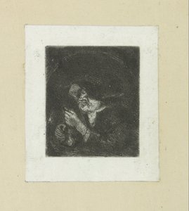 Man vid kaarslicht The Compleat Work of Etchings av John Chalon / Oeuvre Complette des Eaux Fortes av Jean Chalon (serietitel) av Jan Chalon