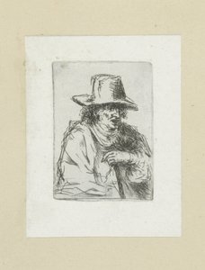 Man sätter hög hoed i stok The Compleat Work of Etchings av John Chalon / Oeuvre Complette des Eaux Fortes av Jean Chalon (serietitel) av Jan Chalon
