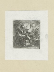 Man sätter pijp The Compleat Work of Etchings av John Chalon / Oeuvre Complette des Eaux Fortes av Jean Chalon (serietitel) av Jan Chalon