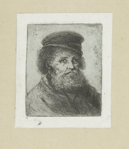 Oude man sätter baard i fis The Compleat Work of Etchings av John Chalon / Oeuvre Complette des Eaux Fortes av Jean Chalon (serietitel) av Jan Chalon