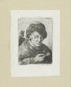 Oude man lyser i uil The Compleat Work of Etchings av John Chalon / Oeuvre Complette des Eaux Fortes av Jean Chalon (serietitel) av Jan Chalon