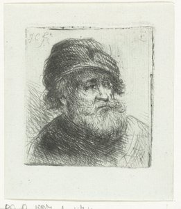 Gammal man med turban