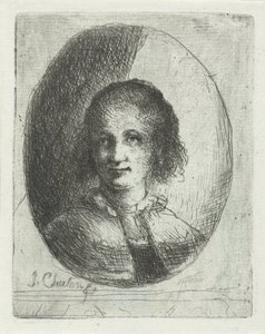 Porträtt av Christina Chalon av Jan Chalon