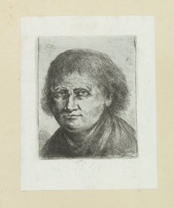 Volwassen man, till länkar The Compleat Work of Etchings av John Chalon / Oeuvre Complette des Eaux Fortes av Jean Chalon (serietitel) av Jan Chalon