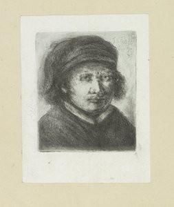 Volwassen man, till rätt The Compleat Work of Etchings av John Chalon / Oeuvre Complette des Eaux Fortes av Jean Chalon (serietitel)