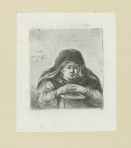 Kvinna ovanför en spis The Compleat Work of Etchings av John Chalon / Oeuvre Complette des Eaux Fortes av Jean Chalon (serietitel)