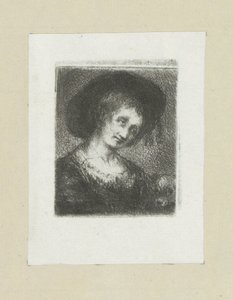 Vrouw med hond The Compleat Work of Etchings av John Chalon / Oeuvre Complette des Eaux Fortes av Jean Chalon (serietitel) av Jan Chalon