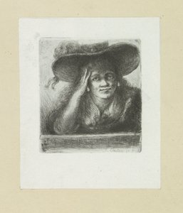 Vrouw sätter runda hackade The Compleat Work of Etchings av John Chalon / Oeuvre Complette des Eaux Fortes av Jean Chalon (serietitel) av Jan Chalon