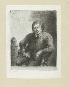 Sitter bredvid en pelare The Compleat Work of Etchings av John Chalon / Oeuvre Complette des Eaux Fortes av Jean Chalon (serietitel) av Jan Chalon