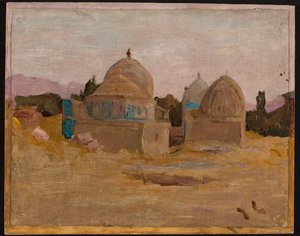 Samarkand - Shah-i-Zinda-moskén. Från en resa till Turkestan av Jan Ciągliński
