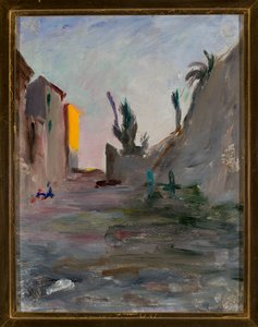 Kväll i Bordighera. Från en resa till Italien av Jan Ciągliński