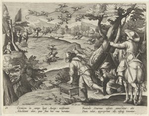 Jacht op kraaien en spreeuwen Jachttaferelen (serietitel) Jakten på vilt, fågel och fisk i Bestiary (serietitel)