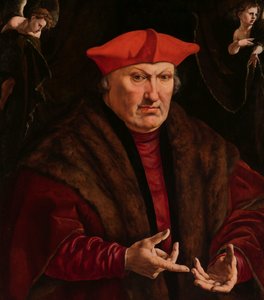Porträtt av Erard de la Marck Porträtt van Erard de la Marck av Jan Cornelisz Vermeyen