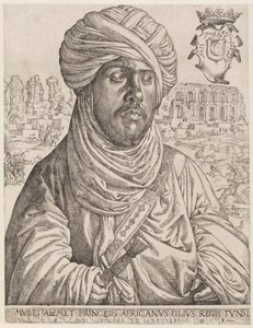 Porträtt av Muley Ahmed av Jan Cornelisz Vermeyen