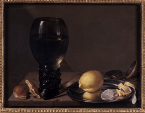 Stilleben med vinglas, 1628 av Jan Davidsz de Heem