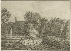 Landskap i Bloemendaal av Jan Evert Grave