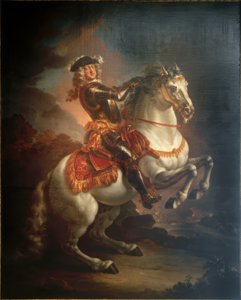 Ryttarporträtt av kurfursten Johann Wilhelm von Pfalz-Neuburg
