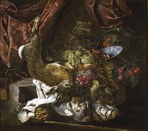 Stilleben med vilt och frukter, 1641-61