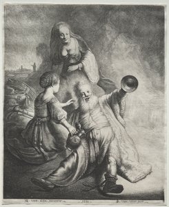 Lot och hans döttrar, 1600-talet.