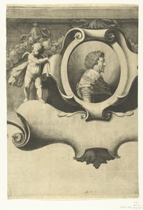 Belägringen av Breda (ark med porträtt av Frederik Hendrik), 1637