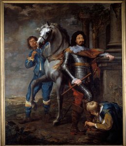Generalen Ottavio Piccolomini (1599-1656) Målning av Jan Van Bronckhorst (1603-1662) 1600-talet sön. 2,72x2,37 m Bayonne, Musee Bonnat