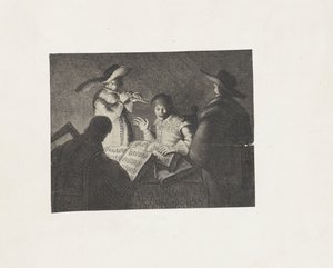Musikskapande företag hörsel The Five Senses (serietitel) av Jan Gillisz. van Vliet