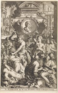 Roms bacchanal Titelsida för Decius Junius Juvenalis en Aulus Persius Flaccus, Alle de schimpdichten, 1709 Alle de schimpdichten D.J.Jvenalis en A. Persivs door verschyde dichters berymt (titel på objekt)