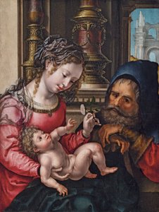 Den heliga familjen av Jan Gossaert