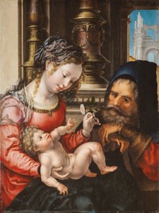 Den heliga familjen av Jan Gossaert