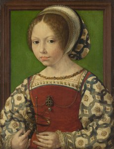 Porträtt av prinsessan Dorothea av Danmark 1520-1580, ca 1530