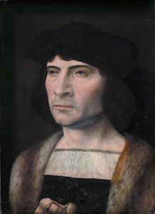 Porträtt av en man av Jan Gossaert