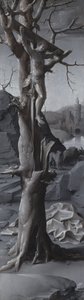 Saint Jerome Penitent [vänster panel] av Jan Gossaert