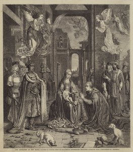 Tillbedjan av kungarna av Jan Gossaert