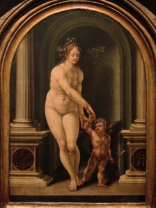Venus och Amor av Jan Gossaert