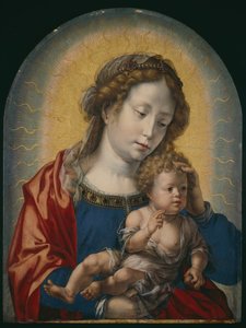 Jungfru och barn, ca. 1520. av Jan Gossaert