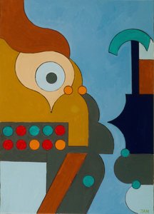 El, 2009 (olja på duk) av Jan Groneberg