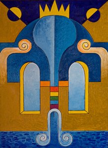 The Bride, 2006 (olja på trä) av Jan Groneberg