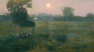 Mondaufgang av Jan Grzegorz Stanisławski