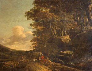 Landskap med vattenfall, c.1685-85