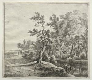 Serpentine Road av Jan Hackaert