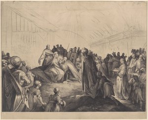 Tillbedjan av kungarna av Jan Harmensz. Muller