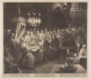 Belsassars festmåltid av Jan Harmensz. Muller
