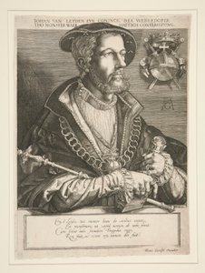 Jan Beuckelszoon (Jan van Leyden) av Jan Harmensz. Muller