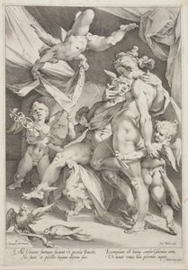 Venus och Merkurius av Jan Harmensz. Muller