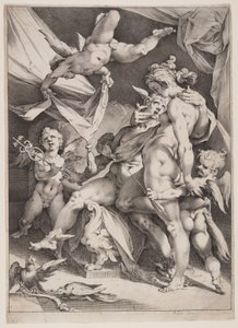 Venus och Merkurius av Jan Harmensz. Muller