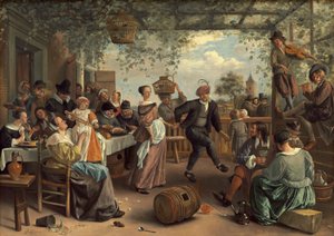 Det dansande paret av Jan Havicksz. Steen