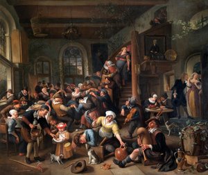 Äggdansen: Bönder Merrymaking In An Inn